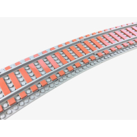 Ballast Plaat R120 Set - 8 stuks voor 8 R120 bochten